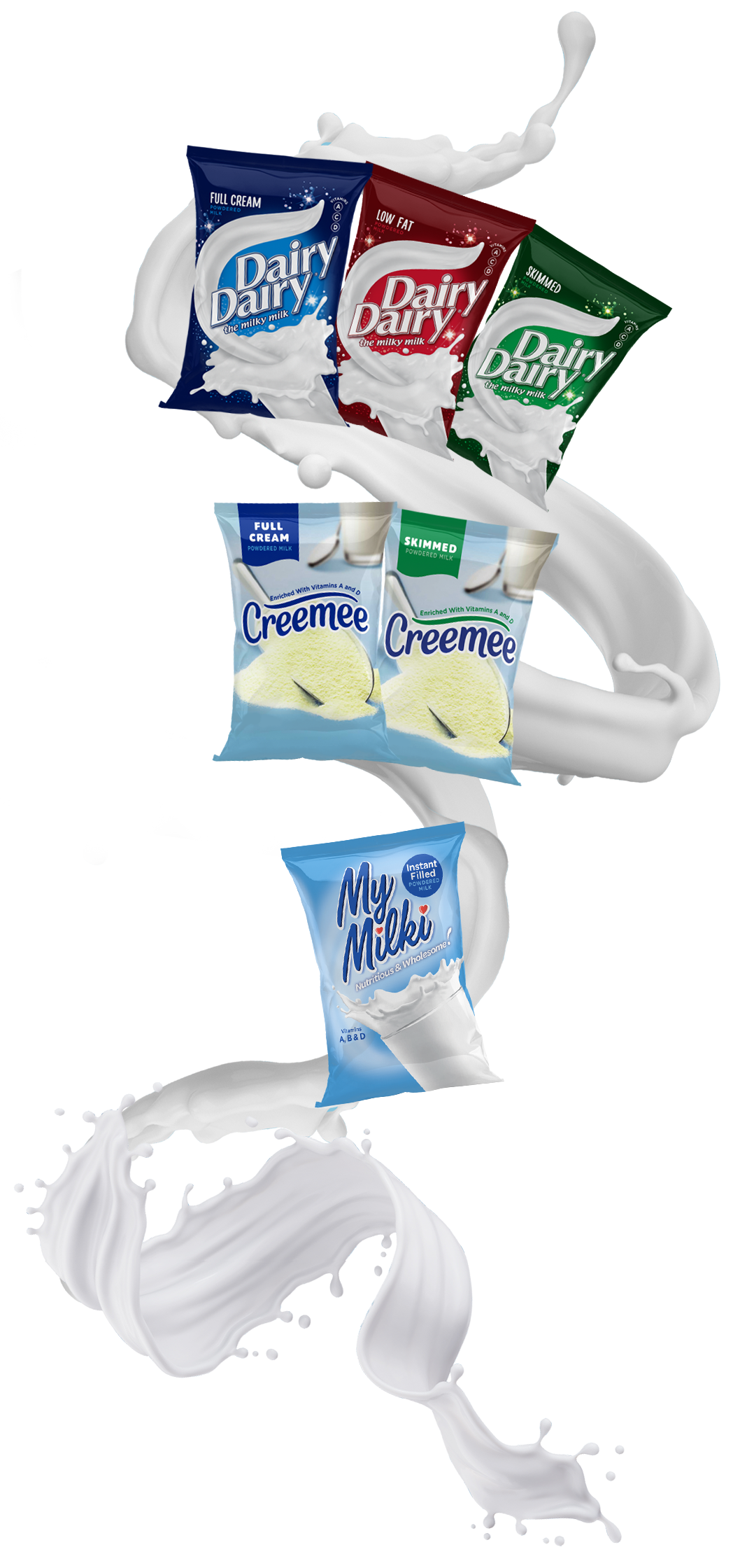milk packs